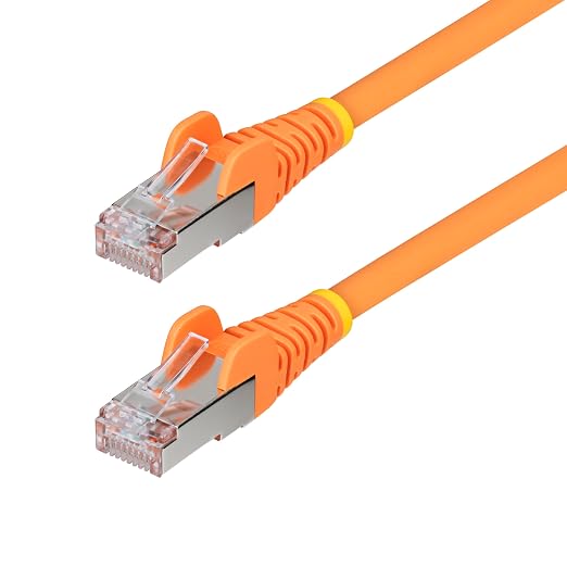 StarTech.com 1ft Orange CAT6a Ethernet Cable, Snagless RJ45, 100W PoE++ by StarTech