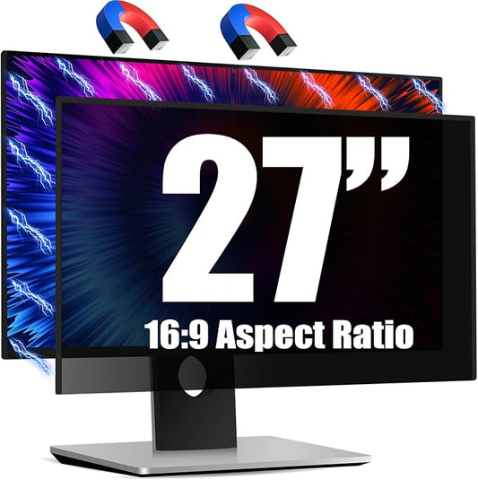 Magnetic Invisible Hidden Design Computer Privacy Screen Filter 27 Inch by JEEETINTX