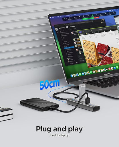 ORICO Aluminum 7-Port USB Hub - Image 5