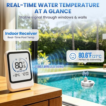 Wireless Pool Thermometer with Indoor Monitor - Image 3