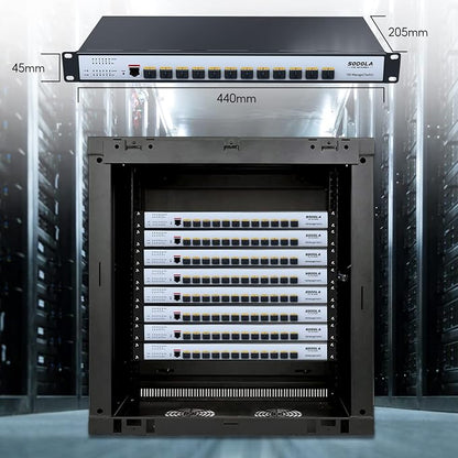 SODOLA 12 Port 10G SFP+ Smart Switch| L2/L3+ Smart Managed | DoS Attack - Image 9