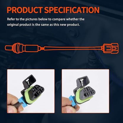 HiSport 250-241128 250-24491 O2 Oxygen Sensor Upstream and Downstream 4PCS - Image 2