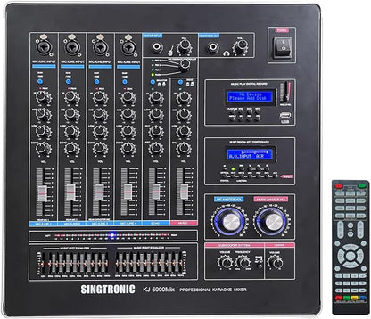 Singtronic KJ-5000Mix Professional Karaoke Console Mixer | HDMI ARC, USB - Image 3