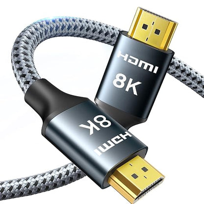 ARISKEEN 8K HDMI Cable 5 FT, 48Gbps High Speed HDMI 2.1 Cable, 8K 60Hz by ARISKEEN