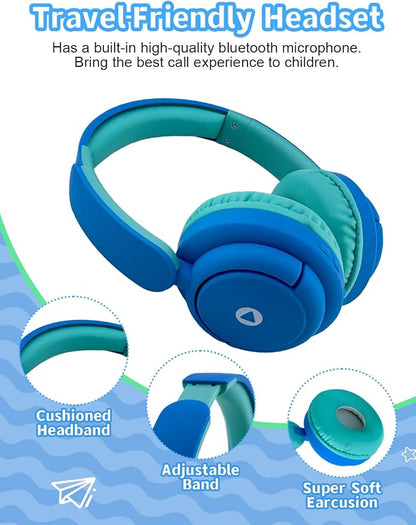 Kids Wireless Headphones, Kid Headphone Bluetooth, Foldable - Image 3