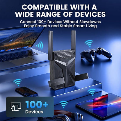 WiFi 6 Extender Signal Booster for Home, AX1800 Dual-Band Wireless Repeater - Image 6