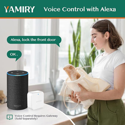 Yamiry Smart Door Lock, Biometric Fingerprint, Keyless Entry, App Control - Image 4