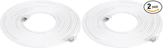 Amazon Basics RJ45 Cat 7 Ethernet Patch Internet Cable, 10 Gbps High-Speed by AmazonBasics