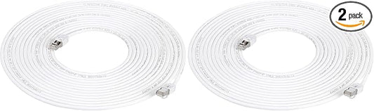 Amazon Basics RJ45 Cat 7 Ethernet Patch Internet Cable, 10 Gbps High-Speed by AmazonBasics