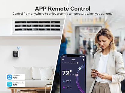 vine Smart Thermostat for House, WiFi Thermostats for Home Compatible - Image 4