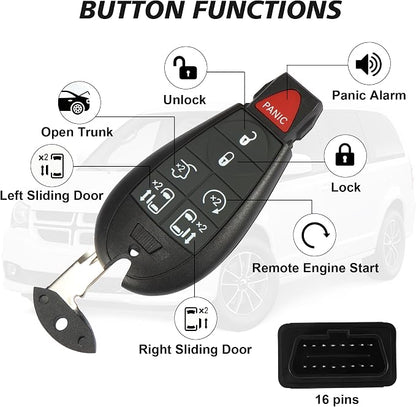 Keyless Entry Remote, Key Fob Kit - Image 4