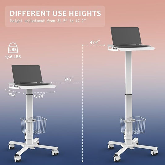 Adjustable Height Portable Laptop Desk - Image 2