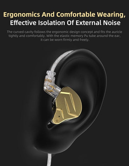 KZ ZSN PRO X in Ear Monitor Headphones Gaming Earbuds, High Fidelity Wired - Image 7