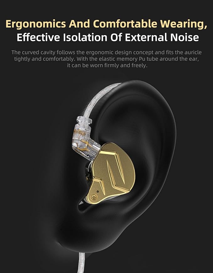 KZ ZSN PRO X Gaming Earbuds in Ear Monitor Headphones, High Fidelity IEMS - Image 6