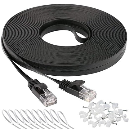 DAYEDZ Ethernet Cable 50 ft, Cat 6 LAN Cable Ethernet Cord, Slim Long Flat by DAYEDZ