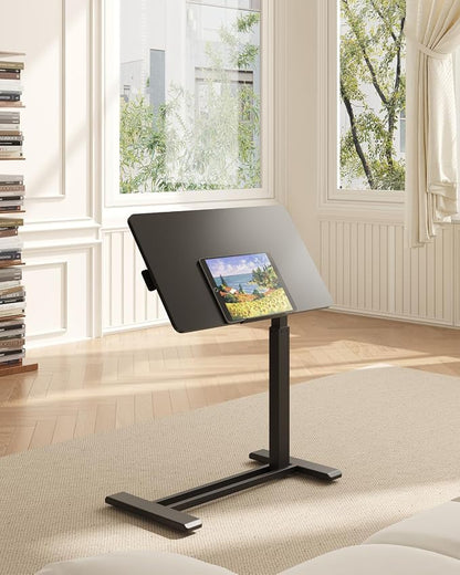 FLEXISPOT H7 PRO Mobile Standing Desk Adjustable Overbed Table Pneumatic - Image 7