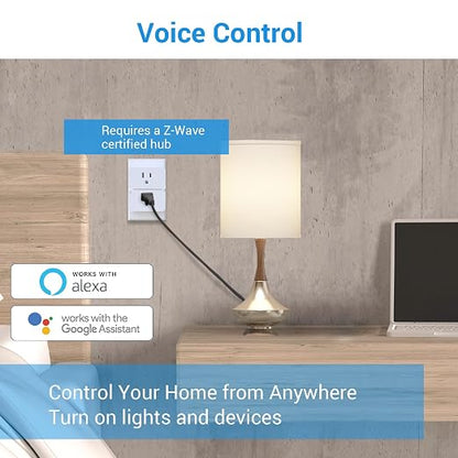 New One Zwave Plug 2 Pack, 800 Series Z-Wave Smart Plug, Zwave Outlet S2 - Image 5
