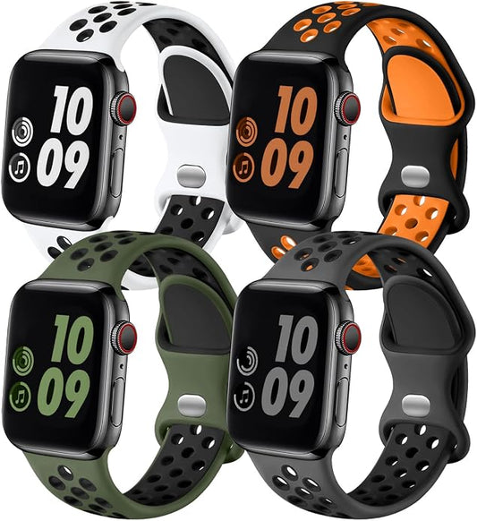 Adorve 4 Pack Sport Bands Compatible by Adorve