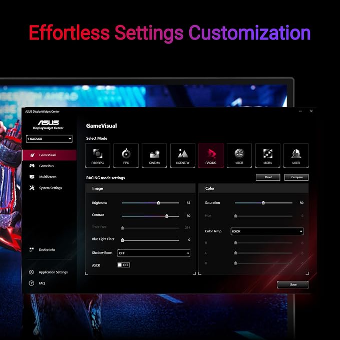 ASUS ROG Strix 27” 4K HDR USB-C Gaming Monitor – UHD Dual Mode, Fast IPS - Image 5