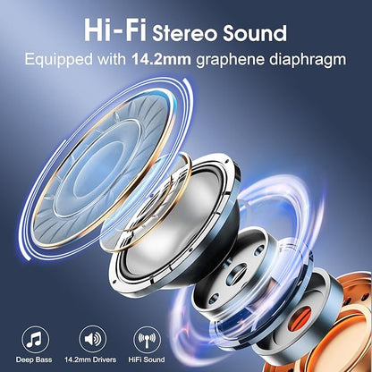 Wireless Earbuds 75hrs Bluetooth 5.4 Headphone Sport, 2025 Bluetooth Earbuds - Image 3