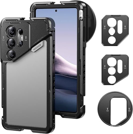 NEEWER S25 Ultra Phone Cage, Mobile Video Rig Phone Stabilizer by Neewer