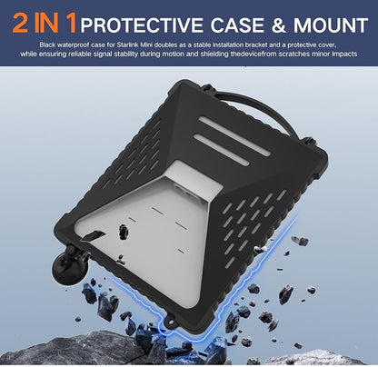 ACOVE Suction Car Cup Mount for Starlink-Mini, 2-in-1 Satellite Dish Mounts - Image 4