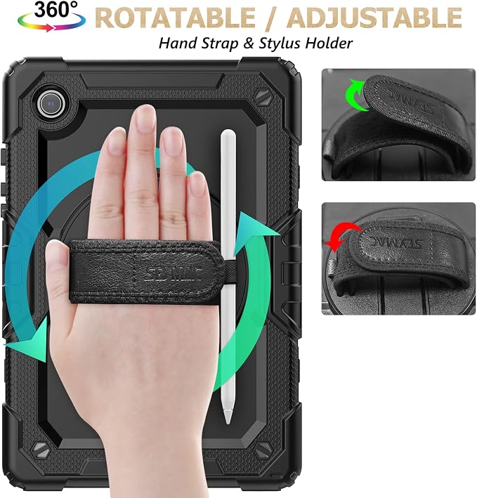 SEYMAC stock Case for Samsung Galaxy Tab A9+ Plus 11'', Full-Body Drop - Image 3