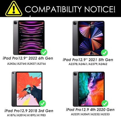 iPad 12.9 Keyboard Case for iPad Pro 12.9 inch 6th 2022/5th 2021/4th 2020/3rd - Image 2