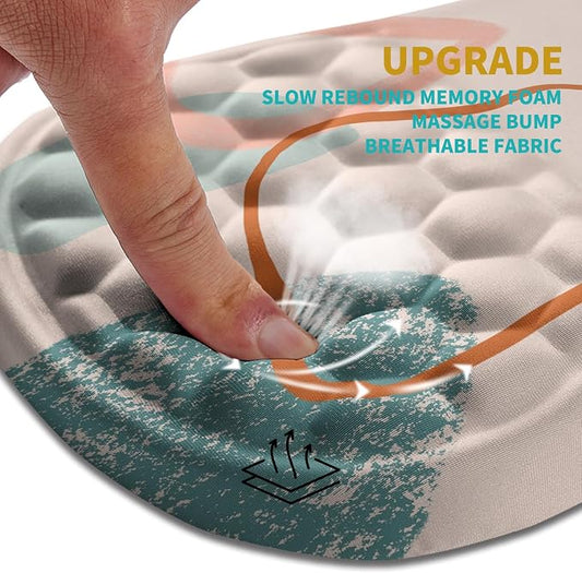 Hokafenle Ergonomic Mouse Pad Wrist Support, Wrist Rest Mousepad - Image 2