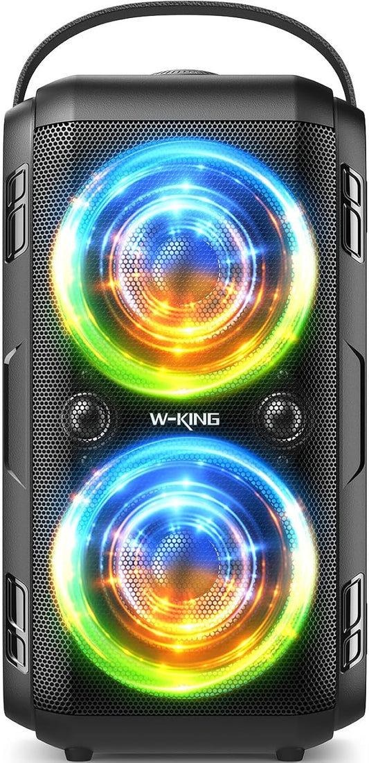 W-KING Party Loudest Portable Bluetooth Speaker Wireless Boom Box, 180W Max Big by W-KING