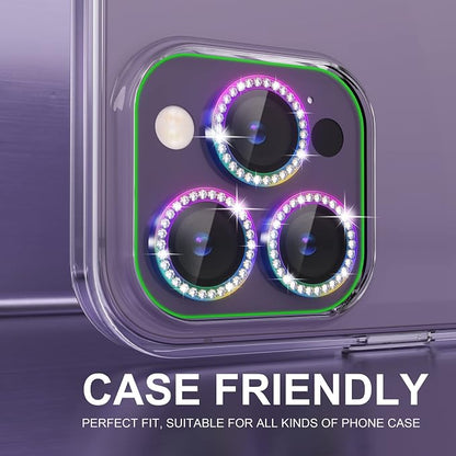 Choiche [3+1 for iPhone 14 Pro/iPhone 14 Pro Max Camera Lens Protector Bling - Image 4