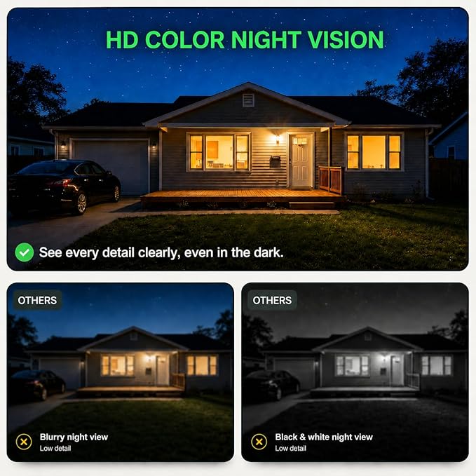 2K Window Camera, 5Ghz & 2.4Ghz WiFi Security Camera - Image 6