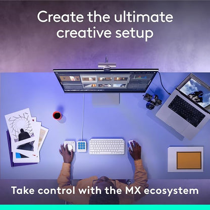 Logitech MX Creative Console, 9 Customizable LCD Keys, Stream Deck Accessories - Image 9