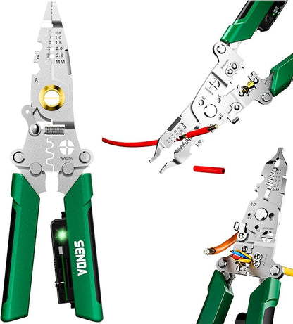 12 in 1 Foldable Wire Stripper by SENDA