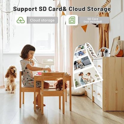 5G&2.4G WiFi Indoor Camera for Home Security, Pan/Tilt Baby/Pet Camera - Image 5