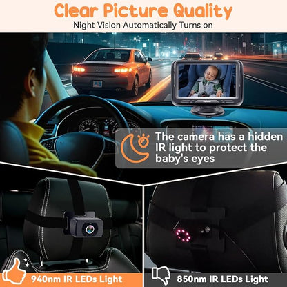 Rohent Baby Camera for Car 2 Pack - Image 3