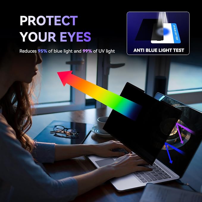 Privacy Screen for Surface Laptop 6/5/4/3-15 Inch, Removable Computer Screen - Image 6