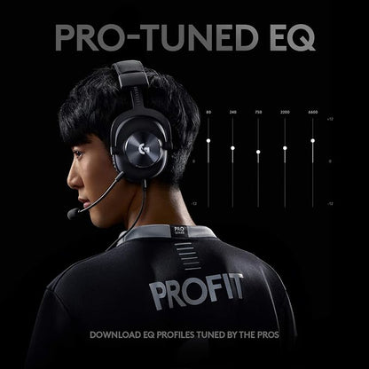 Logitech G Pro X Wired Gaming Headset: Blue VO!CE Detachable Boom Mic, DTS 7.1 - Image 8