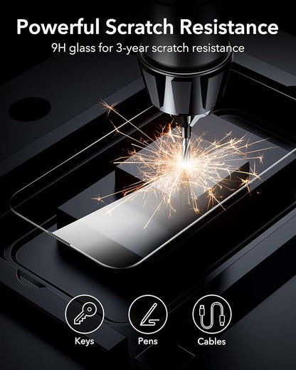 ESR 3 Pack for iPhone 13 Pro Max/iPhone 14 Plus Screen Protector, Tempered - Image 8