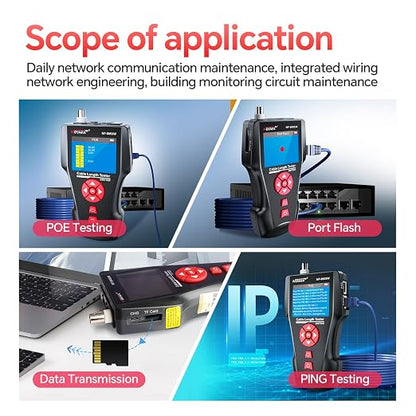 NOYAFA NF-8601W Network Cable Tester, LAN Ethernet Cable Tester RJ45 UTP STP - Image 7
