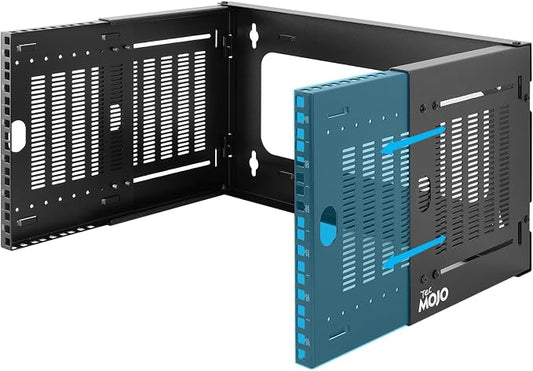Tecmojo 6U Wall Mount Network Rack, Fits Shallow IT Equipments, 110 lbs Capacity by Tecmojo