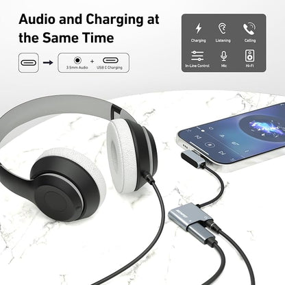BENFEI USB C to Audio Jack Adapter - Image 2