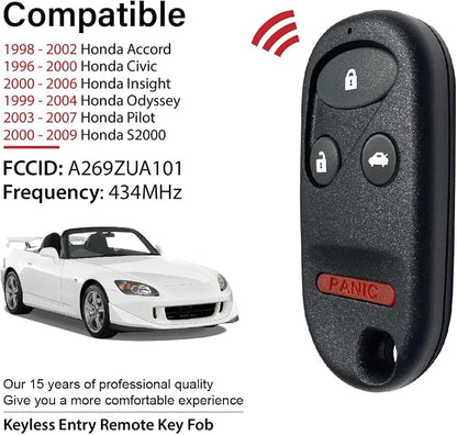 Car Key Fob Remote Keyless Entry Control A269ZUA101 434MHz 3 Button Replacement - Image 2