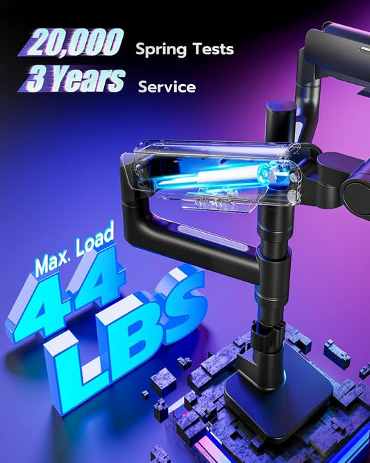Vertical Dual Monitor Mount for 17-49 Inch Ultrawide Heavy Duty Curved Screen - Image 2