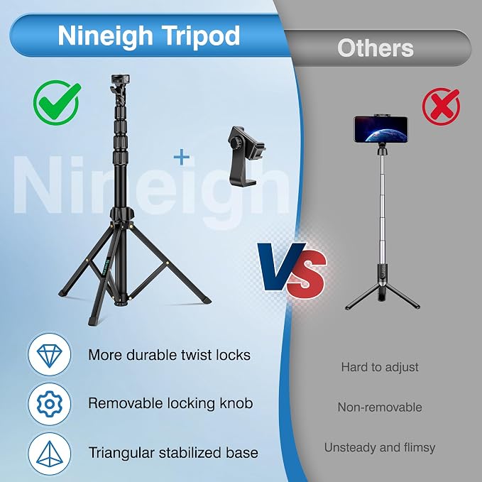 88" Tripod for iPhone, Phone Tripod - Image 7