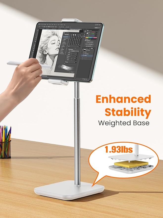 tounee Portable Monitor & Tablet Holder Stand, 4.4lb Holding Strength, Height - Image 4