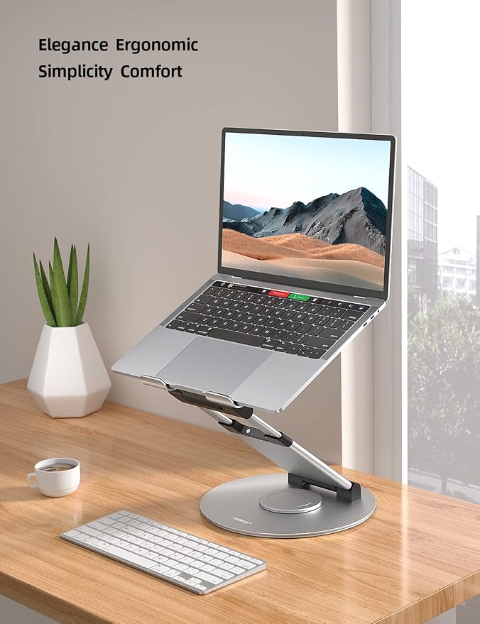 Nulaxy Telescopic 360 Rotating Laptop Stand - Image 7