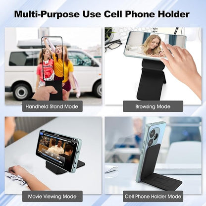Phone Stand, Foldable Magnetic Phone Tripod, Angle Adjustment & Strong Magnets - Image 2