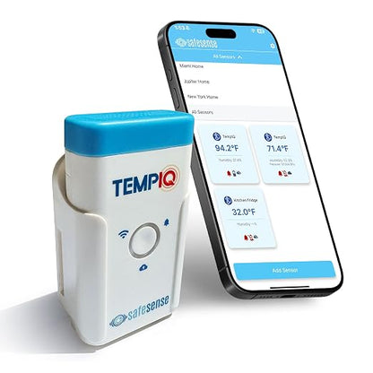 TEMPIQ Remote WiFi Temperature & Humidity Sensor by SAFESENSE