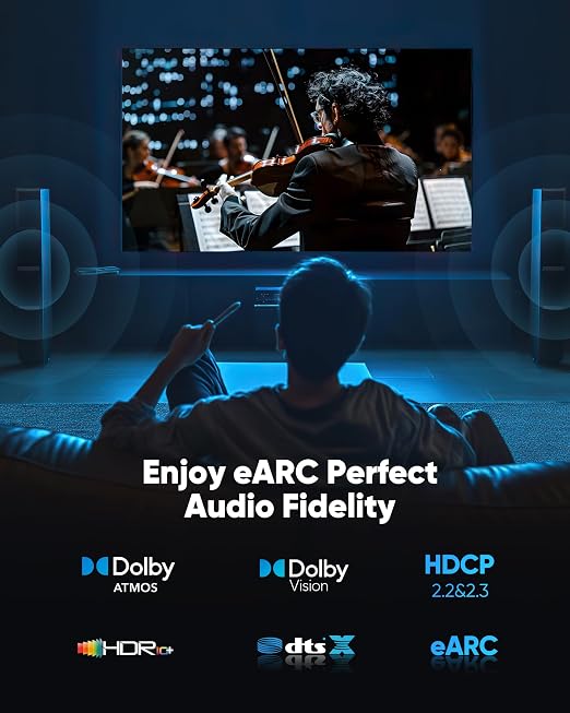Highwings Long HDMI Cable 15 FT, 4K 8K 10K HDMI 2.1 Cord Ultra High Speed - Image 5